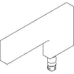 Dornbracht Griff - platin matt 092068001-06 platin matt