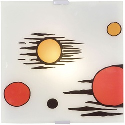 Hochwertige Decken Leuchte 2 x E14 Wand Beleuchtung Glas Lampe Licht Eglo 87516o