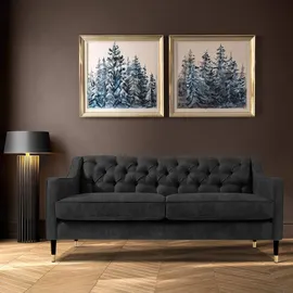 konsimo® 2-Sitzer-Sofa, Anthrazit, Holzwerkstoff, 170x78x80 cm, Wohnzimmer, Sofas & Couches, Sofas, 2-Sitzer Sofas