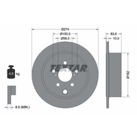 Textar Bremsscheibe PRO