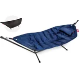 Fatboy Headdemock deluxe blau inkl. Gestell, Kissen und Abdeckhaube
