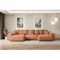 Altdecor Ecksofa mit Schlaffunktion und Bettkasten Corner Sofa Eckcouch