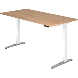 bümö elektrisch höhenverstellbarer Schreibtisch 200x100 cm mit Memory-Steuerung - Design Schreibtisch höhenverstellbar elektrisch, elektrischer