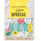 pen2nature Ausmal-Postkarten Schöne Sprüche | 20 Karten