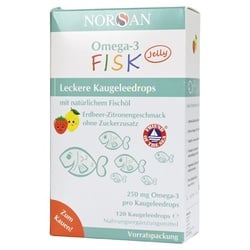 NORSAN Omega-3 Fisk Jelly (120St)