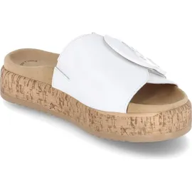 Gabor Plateau Pantolette weiß 43 EU