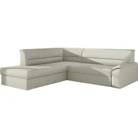 Ecksofa mit Schlaffunktion und Bettkasten, Sofa Eckcouch L-Form Schlafsofa Sofagarnitur Wohnlandschaft mit Bettfunktion Polstergarnitur Couch für ...