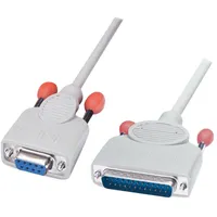 Lindy 30293 Serielles Druckerkabel 9 pol. Kupplung/25 pol. Stecker