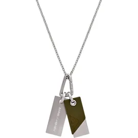 Emporio Armani Halskette mit Anhänger Silber Edelstahl