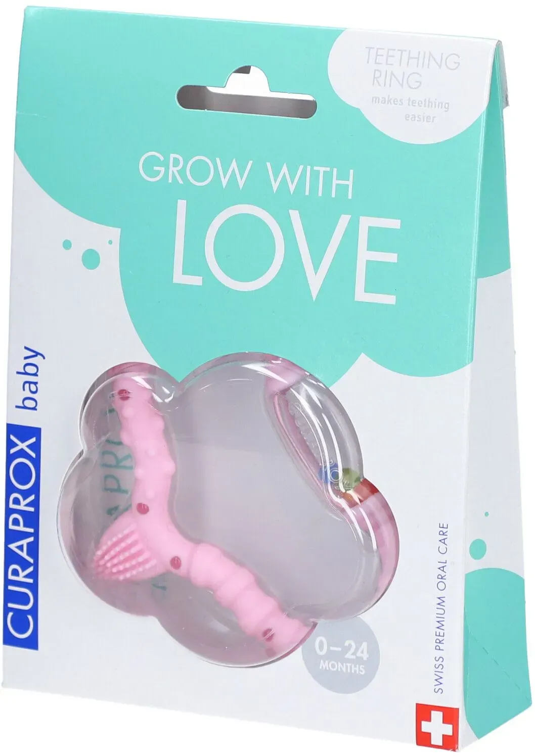 Curaprox baby Beissring pink