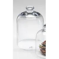 SANDRA RICH Cover Glassturz Abdeckung, 18,5 cm, Glas, Rund,
