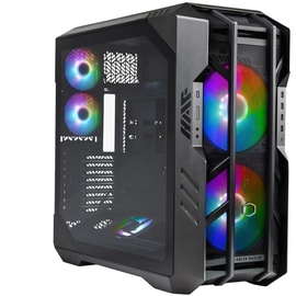 Cooler Master HAF 700 PC-Gehäuse – Full-Tower, E-ATX-kompatibel, 5 x vorinstallierte Lüfter, drehbare Kühlerhalterung, High-Airflow-Kühlung, TG-Seitenwand, werkzeugloses Design, inkl. ARGB-Controller