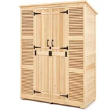 Vevor Geräteschuppen Geräteschrank Gerätehaus Gartenschrank 1473x680x1980mm