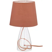 WOFI Tisch Lampe Braun