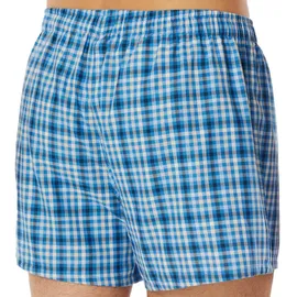 SCHIESSER »Web-Boxershorts 2er Pack blau