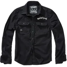 Brandit Textil Motörhead Vintage Langarmhemd Schwarz 4XL