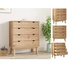 Schubladenschrank OTTA 76,5x39,5x90 cm Massivholz