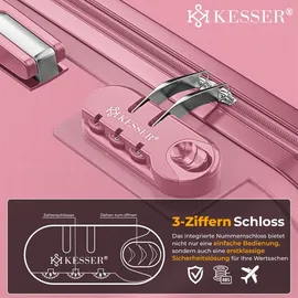 Kesser Koffer-Set 4-tlg. rosa/abs