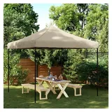 vidaXL Partyzelt Faltbar Pop-Up Taupe 292x292x315 cm
