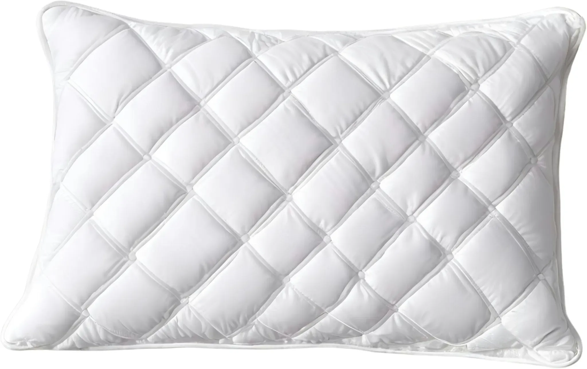 Leonado Vicenti Kopfkissen 40x80 cm Steppkissen Luftig Karosteppung Diamant Optik bequem 700 gsm