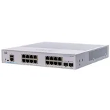 Cisco Business CBS350-16T-2G Managed Switch | 16 GE-Ports | 2 x 1G-SFP | Begrenzter Lebenszeitschutz (CBS350-16T-2G)