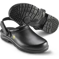 Sika Fusion ESD Clog mit Fersenriemen Schwarz-44 - Schwarz