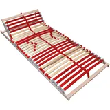 Coemo Lattenrost RUBY 90x200 cm Kopfteil Härtegrad verstellbar 28 Leisten