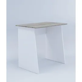 VCM Schreibtisch Masola Mini weiß/Sonoma Eiche Nachbildung