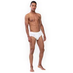 Slip »NOBLESSE«, ummantelter Elastikbund, super soft, Gr. L, weiss, , 58545640-L