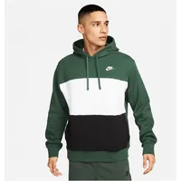 Nike French Terry Color-Blocked Hoodie fir/white/black/white M