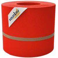 zaunzu® Zaunblende 26 m rot PP