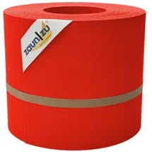 zaunzu® Zaunblende 26 m rot PP
