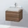 Duravit L-Cube 62x54,7cm, Nussb dkl., f Kons, 2 Schub.