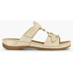 Komfort Pantolette - Damen - beige