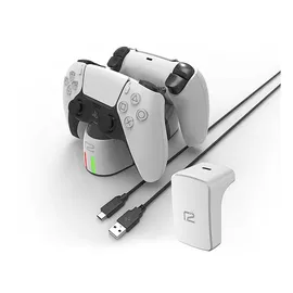 READY 2 GAMING PS5 Ultimate Charging Set, Gaming Zubehör, Weiß