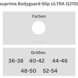 SUPRIMA bodyguard-slip ultra Gr.44/46 weiß