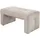 exxpo - sofa fashion Hockerbank Barista Sitz gepolstert 104 x 51 x 55 cm Beige