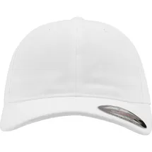 Flexfit Garment Washed Cotton Dad Hat weiß S/M