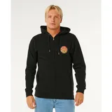Rip Curl Wettie Passage Icon Zip Thru Hoodie Herren Schwarz M
