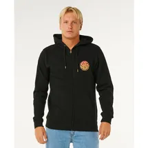 Rip Curl Wettie Passage Icon Zip Thru Hoodie Herren Schwarz M