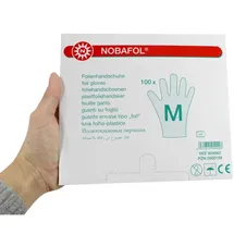 NOBAMED Noba Nobafol PE-Folienhandschuhe M / 20 x 100 = 2000 Stück