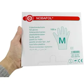 NOBAMED Noba Nobafol PE-Folienhandschuhe M / 20 x 100 = 2000 Stück