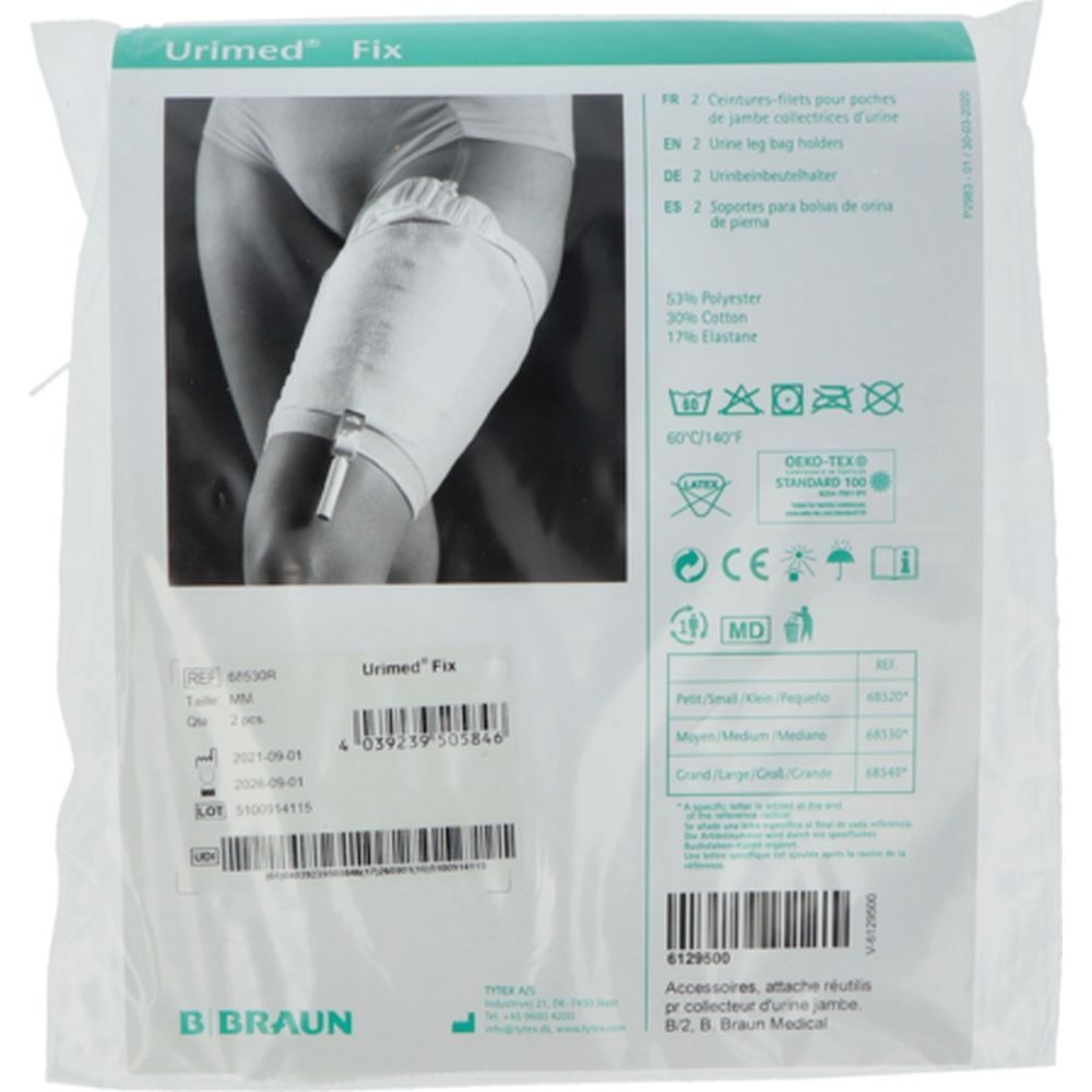 URIMED FIX - Filet support porte-poche de recueil urinaire, ambulatoire, réutilisable Support
