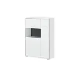 Uno Highboard 94 x 137 x 38 cm Weiß