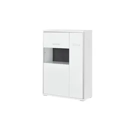 Uno Highboard 94 x 137 x 38 cm Weiß