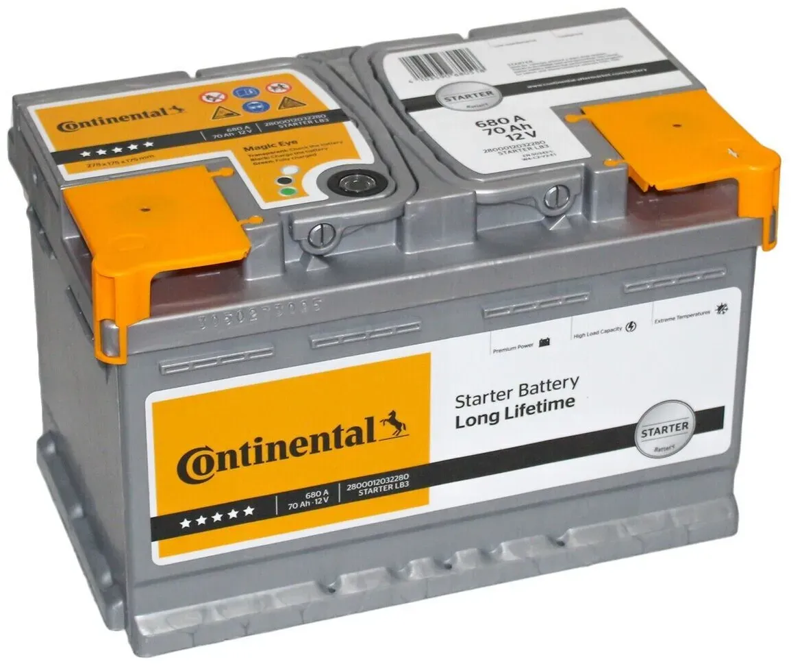 continental autobatterie 12v 70ah