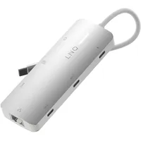 Linq 8in1 PRO USB-C Multiport Hub 140W grey/ white