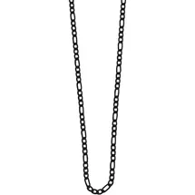 Adelia's Figarokette Edelstahl schwarz 55 cm