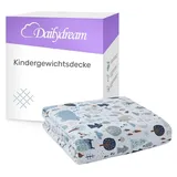 DAILYDREAM Gewichtsdecke aus 100% Baumwolle, Edition Wald