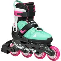 Rollerblade Microblade XT (Rollen: 72mm/80A, Kugellager: SG5) schwarz/mint/pink Mädchen